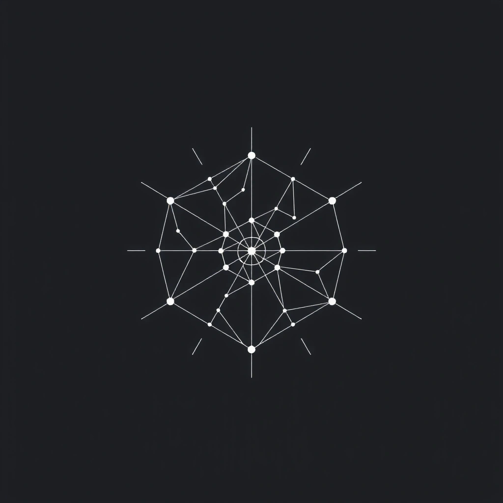 Abstract cosmic background pattern